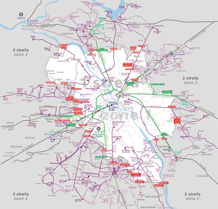 Как пользоваться общественным транспортом в Варшаве: автобусы, трамваи, метро и электрички