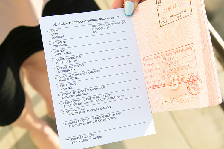 прописка в чехии