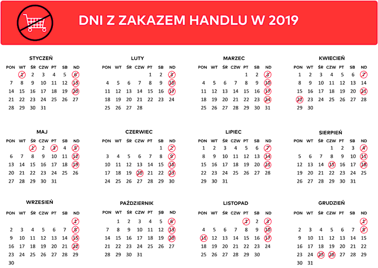 Рабочие воскресенья в Польше в 2019 году, или Как работают ...