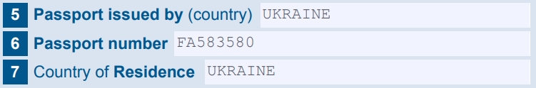 Поля 5-7 - Заполнение таможенной декларации США