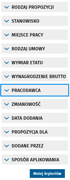 Поиск вакансий в Польше через Centralna Baza Ofert Pracy 7