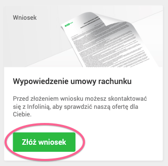 как закрыть свой счет в Getin Bank