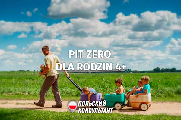 Ulga dla rodzin 4 plus в Польше: освобождение от налогов многодетных семей 22