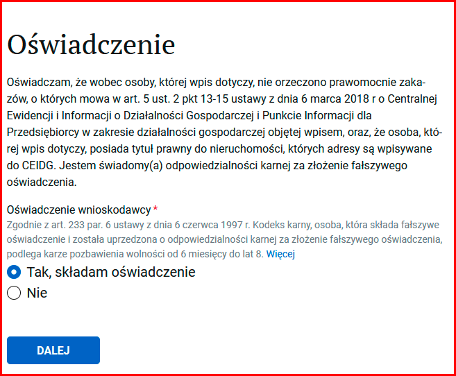 Як зареєструвати ФОП у Польщі через biznes.gov.pl? 33