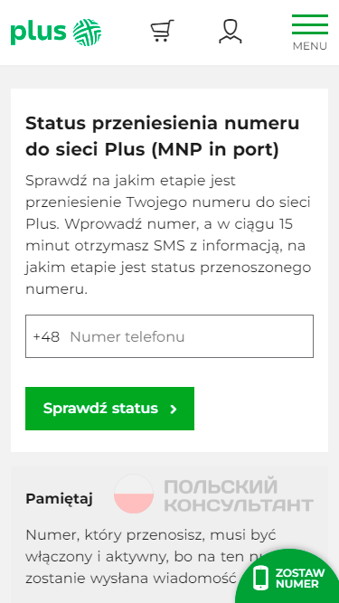 Тарифы оператора Плюс в Польше и акций на Plus 1
