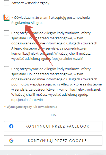 Как зарегистрироваться, заказать и забрать посылку на Аллегро в Польше? 7