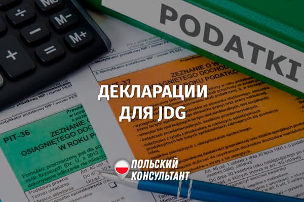 Какие налоговые декларации подает ИП в Польше