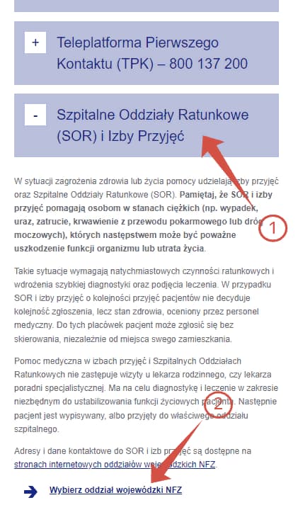 Как вызвать Скорую в Польше и сколько стоит помощь SOR? 1