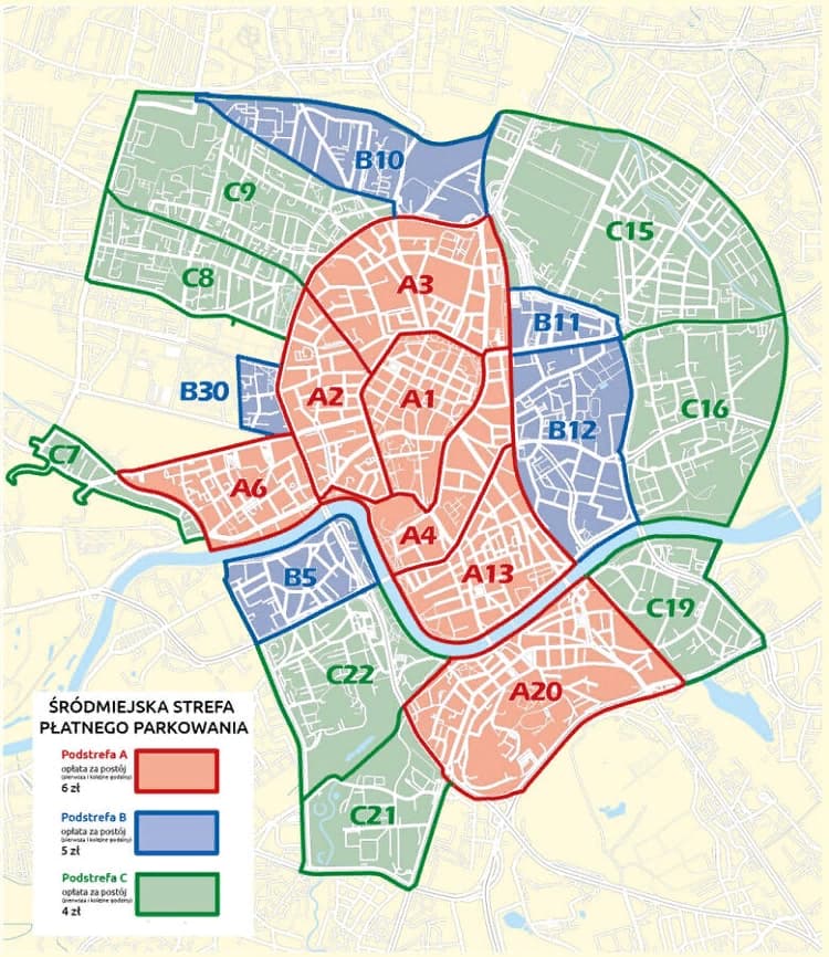 Сколько стоит парковка в Кракове и как получить абонемент? 1