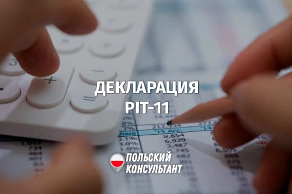Налоговая декларация ПИТ-11 в Польше