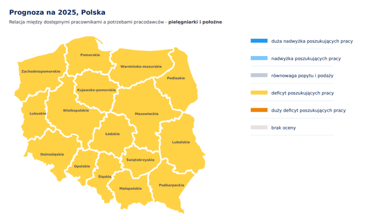 Список дефицитных профессий 2025 года в Польше
