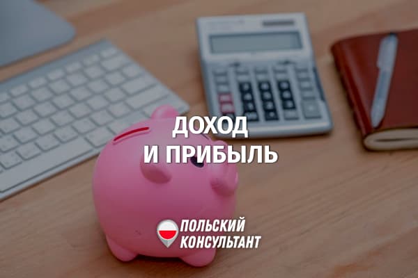 Чем отличается доход от прибыли у предпринимателей в Польше?