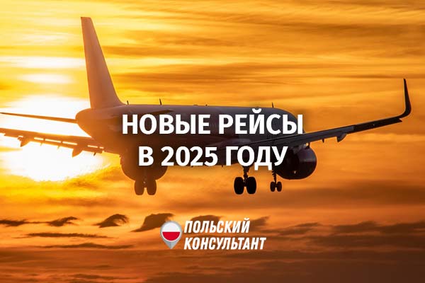 Новые авиарейсы из Польши в 2025 году: расписание, направления, авиакомпании LOT, Wizz Air, Ryanair 1