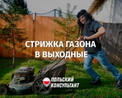 Можно ли в Польше косить траву в выходные?