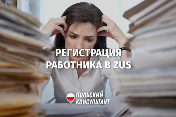 Как работника регистрируют в ZUS, и другие обязанности перед ЗУС Польши у работодателя